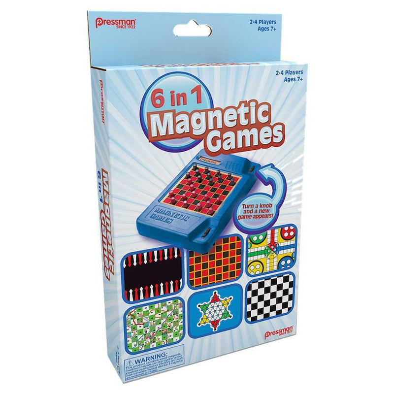 6 in 1 Travel Magnetic Games