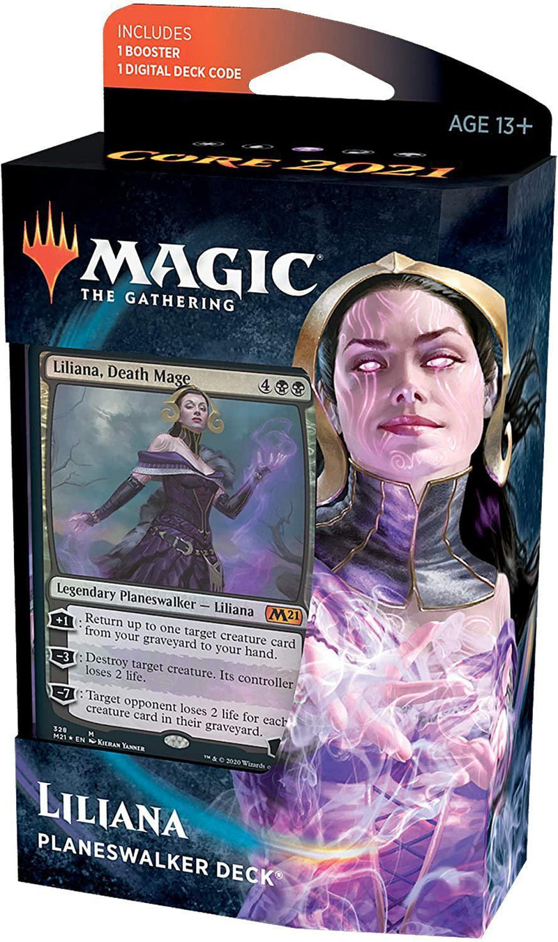 Magic the Gathering: Core 2021 Planeswalker Deck - Liliana Trading Card Games