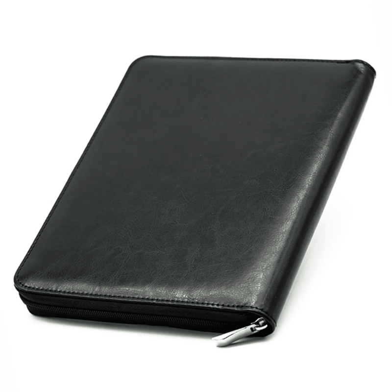 Foam Brain Games: Black Leatherette Folio Dice Case 