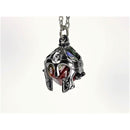 Dice Holder Jewelry: D20 Pendant Gunmetal Grey Helmet