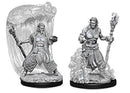 D&D Nolzur’s Marvelous Miniatures - Water Genasi Male Druid - Unpainted (WZK73337)