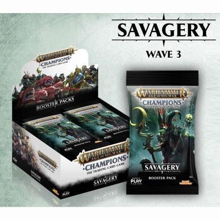 Warhammer Age of Sigmar Champions TCG: Savagery Booster Pack