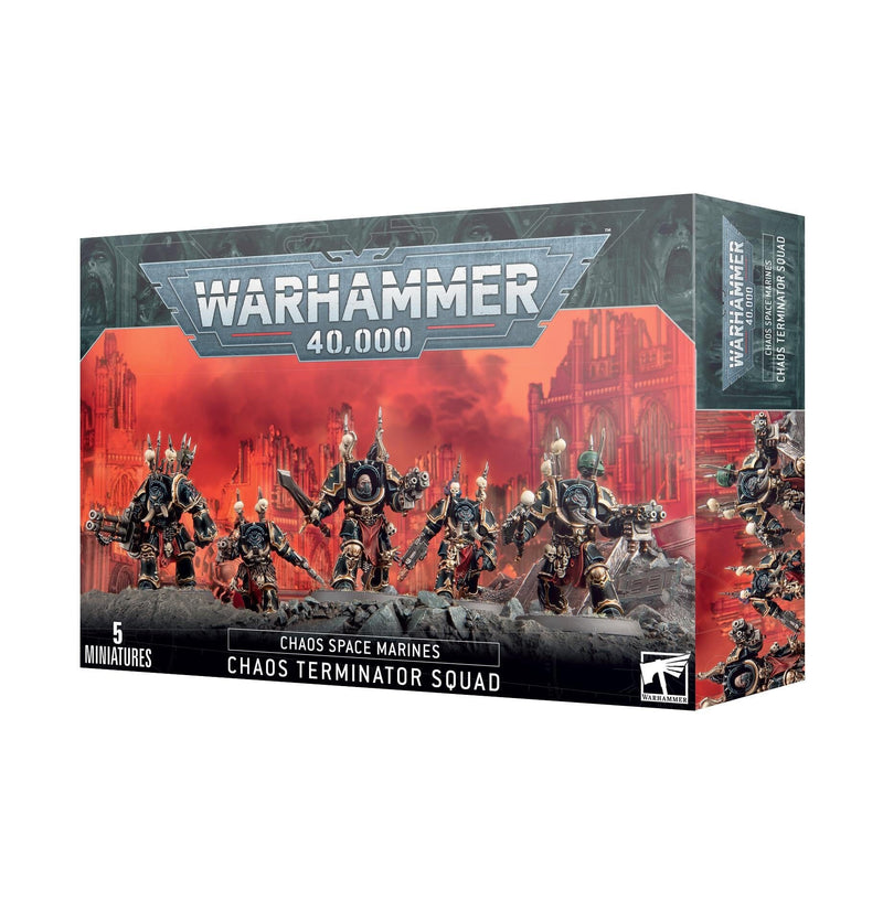 Games Workshop: Warhammer 40,000 - Chaos Space Marines - Terminators (43-19) Tabletop Miniatures 
