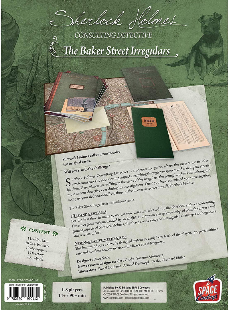 Sherlock Holmes Consulting Detective: The Baker Street Irregulars