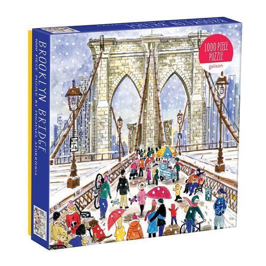 Galison Puzzles: Brookly Bridge by Michael Storrings - 1000 Piece Puzzle 