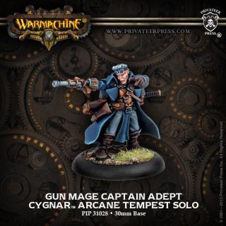 Warmachine: Cygnar - Gun Mage Captain Adept