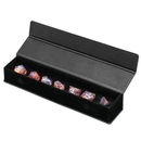 Foam Brain Games: Black Leatherette Magnetic Dice Vault 