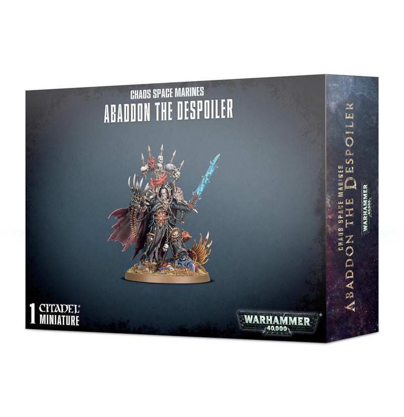 Games Workshop: Warhammer 40,000 - Chaos Space Marines - Abaddon The Despoiler (43-60) Tabletop Miniatures 