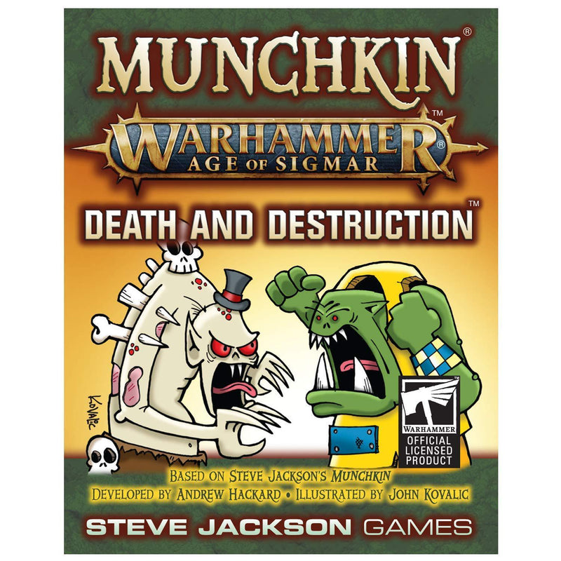 Munchkin: Warhammer Age of Sigmar - Death and Destruction Expansion