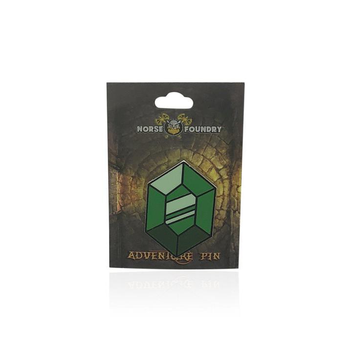 Norse Foundry: Gem Hard Enamel Adventure Pin Green