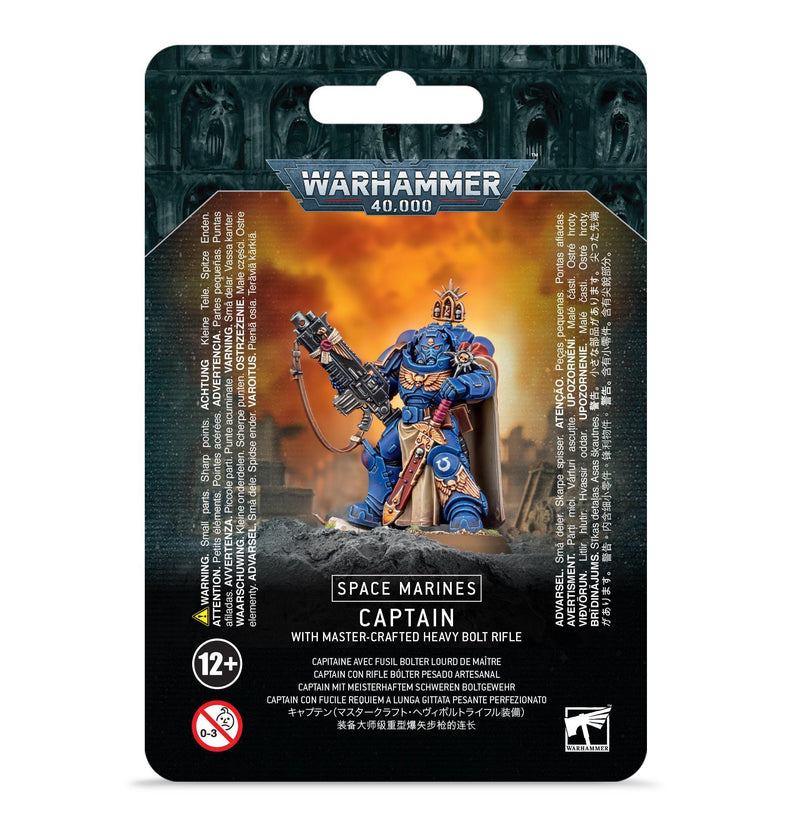 Games Workshop: Warhammer 40,000 - Space Marines - Captain w Master-crafted Bolt Rifle (48-48) Tabletop Miniatures 