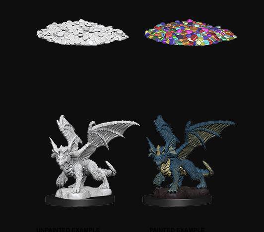 D&D Nolzur's Marvelous Miniatures - Blue Dragon Wyrmling (WZK73852)