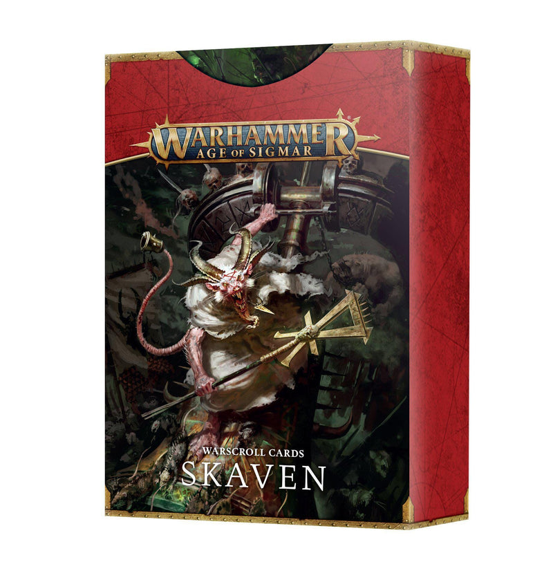 Games Workshop: Age of Sigmar - Skaven - Warscroll Cards (90-05) 