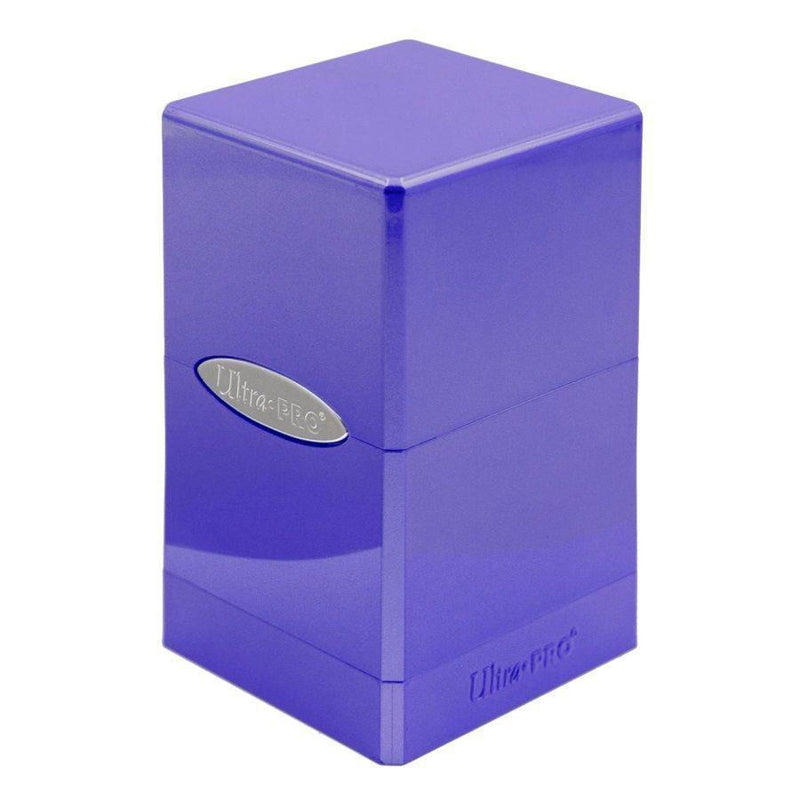 Ultra Pro: Satin Tower Deck Box - Hi-Gloss Amethyst (1) Deck Boxes 