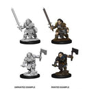 Pathfinder Deep Cuts Miniatures - Dwarf Female Barbarian - Unpainted (WZK73694)