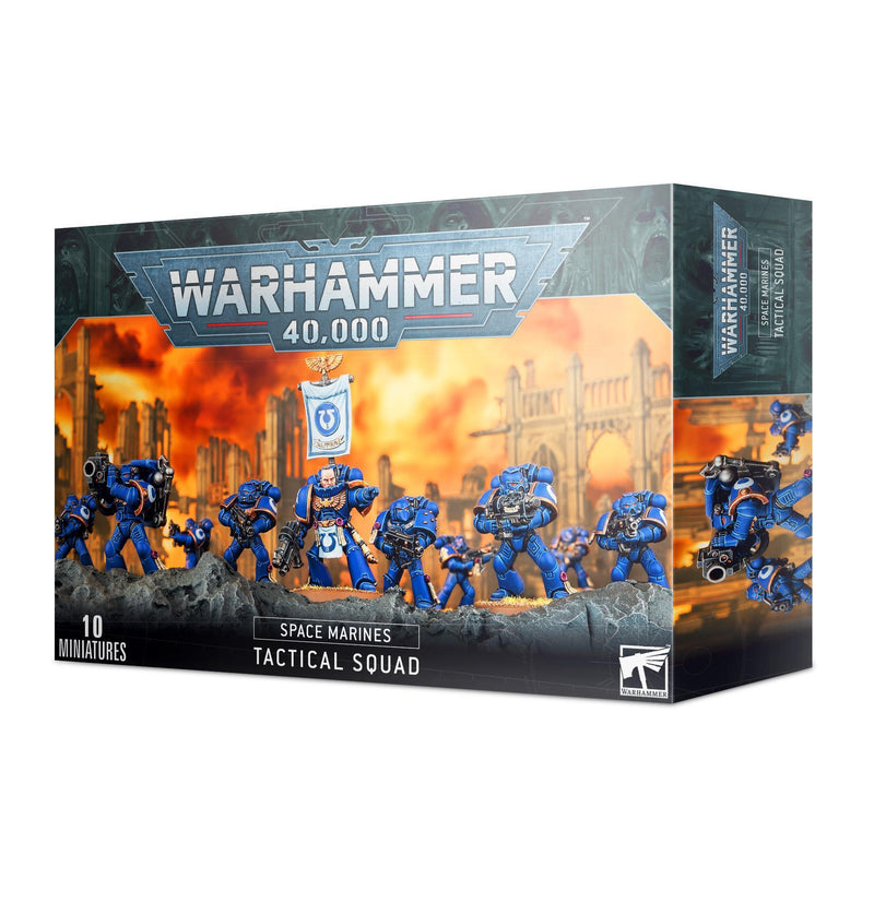 Games Workshop: Warhammer 40,000 - Space Marines - Tactical Squad (48-07) Tabletop Miniatures 