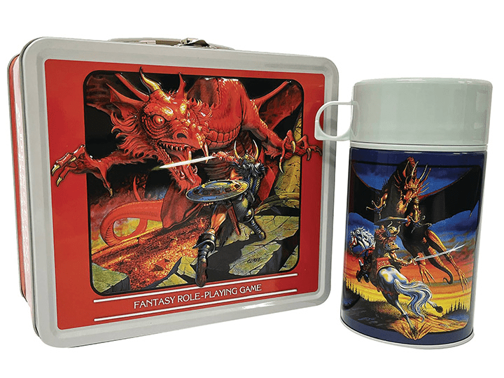 Dungeons & Dragons: 1983 Player's Manual Lunchbox & Thermos 