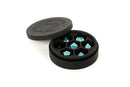 Metallic Dice Games: Silicone Round Dice Case - Black