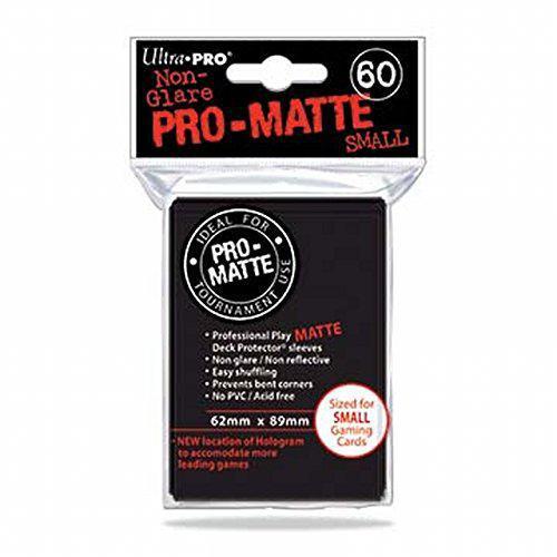 Ultra Pro: PRO-Matte Deck Protector Sleeves - Japanese Size Black (60)