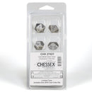 Chessex: Metal Silver Dice - Polyhedral Dice Set (7) - CHX27021