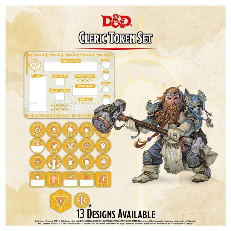 D&D: Token Set - Cleric