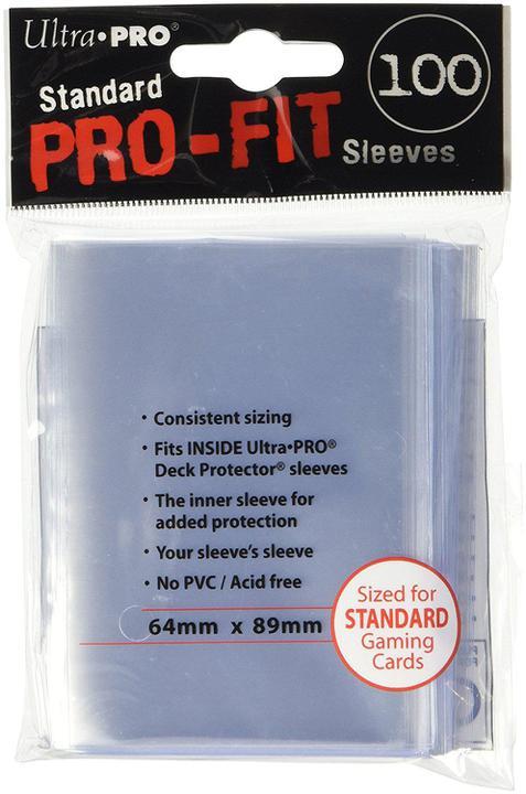 Ultra Pro: PRO-Fit Deck Protector Inner Sleeves - Standard Size Perfect Fit Clear (100)