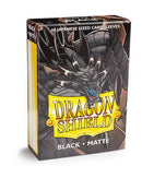 Dragon Shield: Deck Protector Sleeves - Japanese Size Matte Black (60)