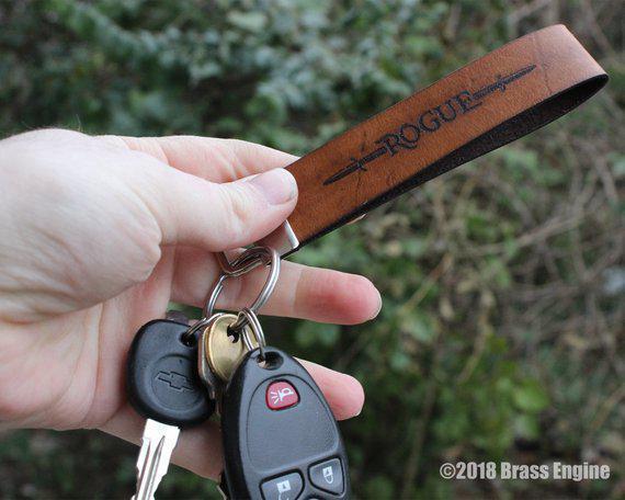 Brass Engine Productions - Leather Key Fob Strap