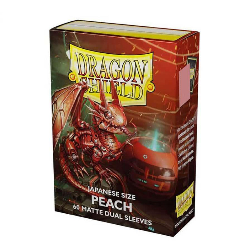Dragon Shield: Dual Sleeves - Japanese Size 'Peach' (60) 