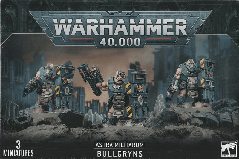 Games Workshop: Warhammer 40,000 - Astra Militarum - Auxilla Bullgryns (47-14) Tabletop Miniatures 