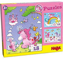 HABA Puzzles: Unicorn Glitterluck - Multipack Puzzles