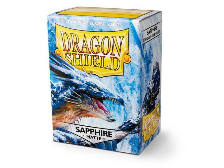 Dragon Shield: Deck Protector Sleeves - Standard Size Matte Sapphire [Blue] (100)