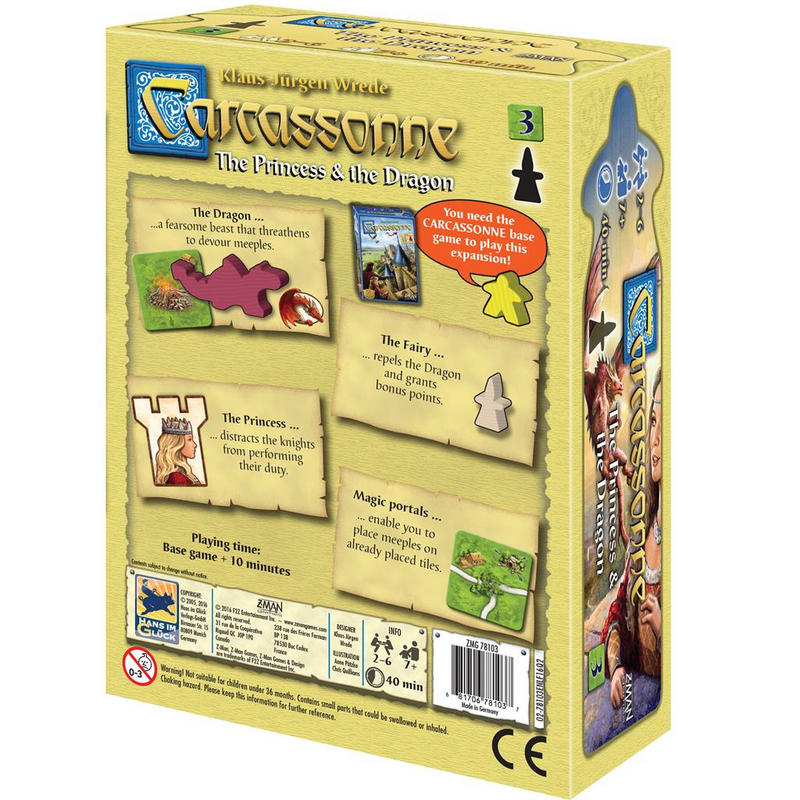 Carcassonne - The Princess and the Dragon Expansion 3 