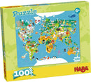 HABA Puzzles: Europe Map - 100 Piece Puzzle