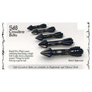 Polyhero Dice: 5D8 Crossbow Bolts - Nightshade