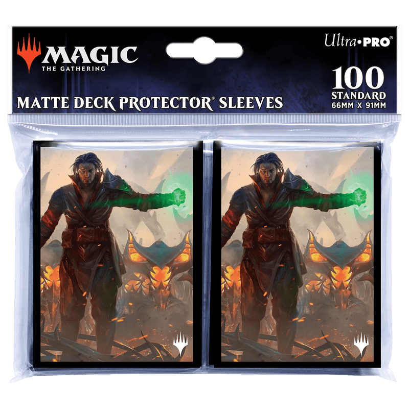 Ultra Pro: Deck Protector Sleeves (100) - Magic the Gathering - Brothers War - Mishra, Eminent One 