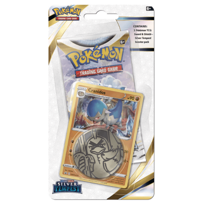 Pokemon TCG: Sword & Shield - Silver Tempest - Checklane Blister Cranidos 