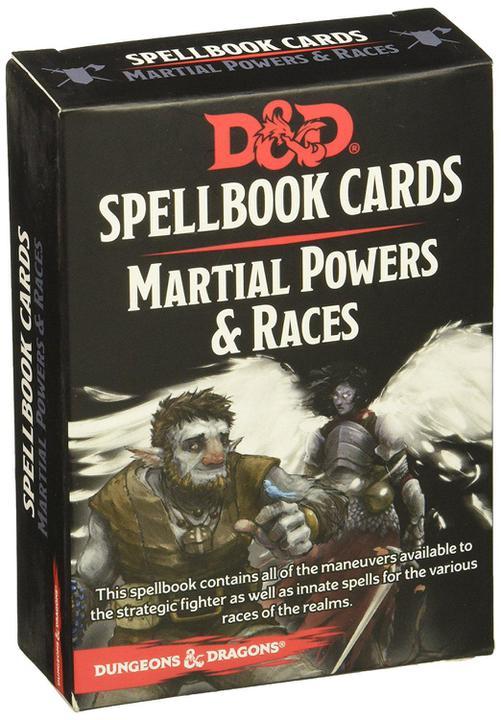 D&D Spellbook Cards - Martial Powers & Races Deck (61 cards)