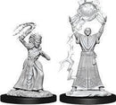 D&D Nolzur's Marvelous Miniatures: Drow Mage & Drow Priestess - Wave 12 Unpainted (WZK90071)