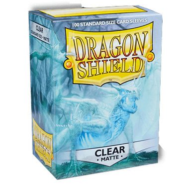 Dragon Shield: Deck Protector Sleeves - Standard Size Matte Clear (100)