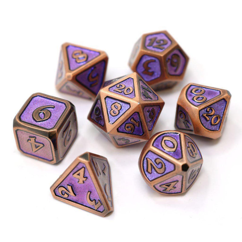 Die Hard: Mythica Dreamscape Larkspur Metal 16mm - Polyhedral Dice Set (7)