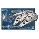 Millennium Falcon Schematic Tin Wall Hang