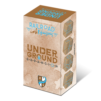 Railroad Ink Challenge: Underground Expansion Dice Pack 