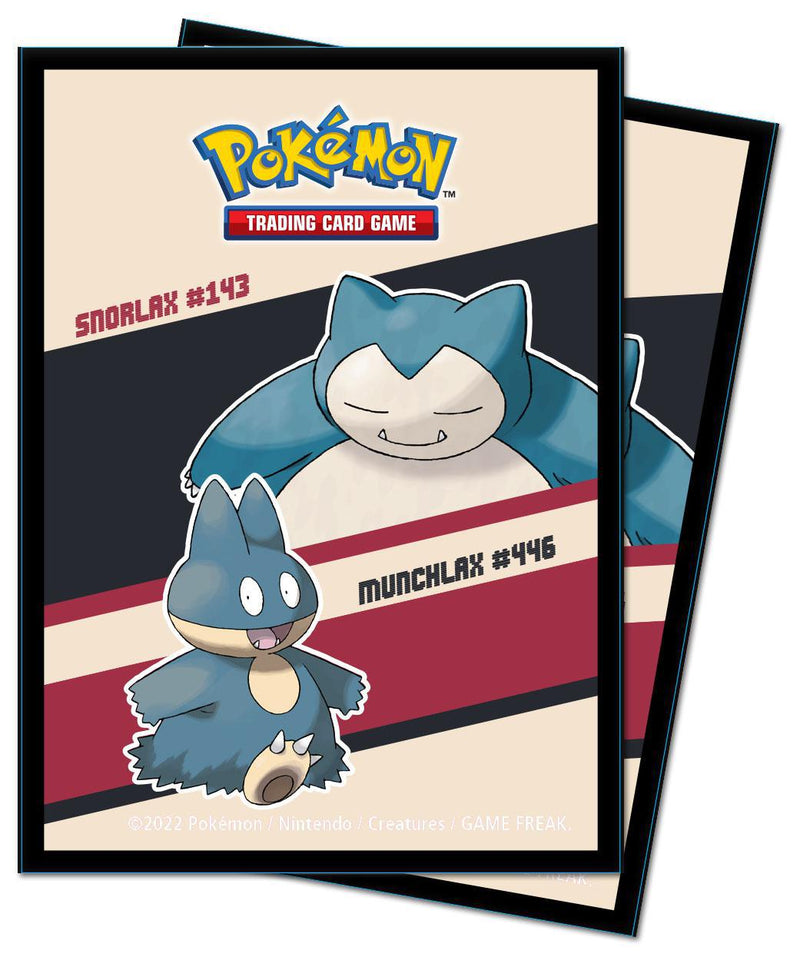 Ultra Pro: Deck Protector Sleeves - Standard Size ‘Snorlax and Munchlax’ for Pokemon (65) 
