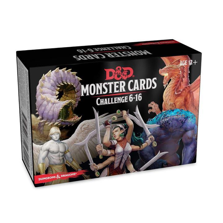 D&D Monster Cards - Challenge 6-16