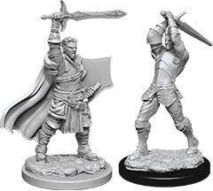 D&D Nolzur's Marvelous Miniatures: Male Human Paladin - Wave 12 Unpainted (WZK90060)