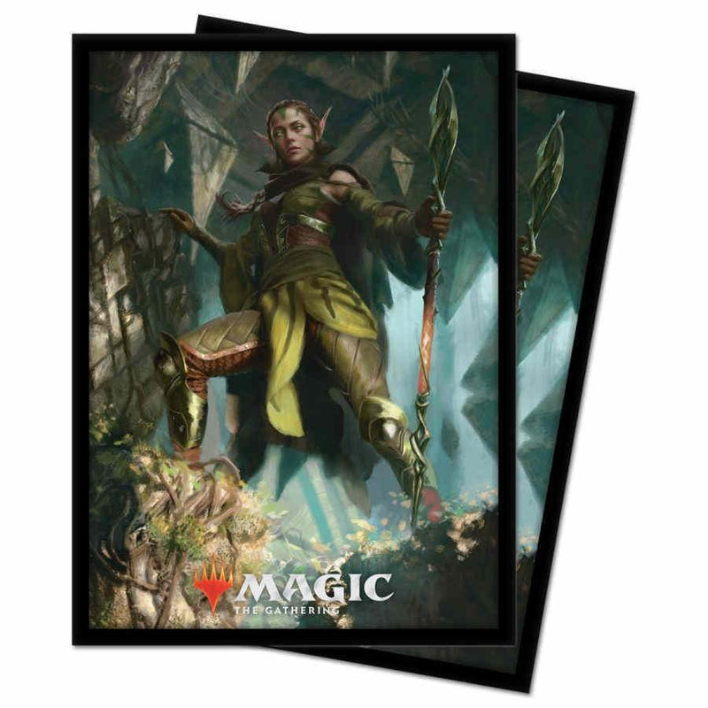 Ultra Pro: Deck Protector Sleeves - Zendikar Rising V3 'Nissa' - for Magic the Gathering (100) Sleeves 