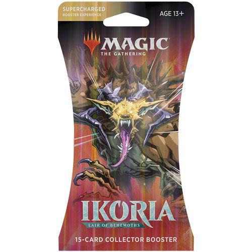 Magic the Gathering: Ikoria - Sleeved Collector Booster (1) Trading Card Games