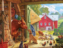 White Mountain Puzzles: Barnyard Buddies - 550 Piece Puzzle