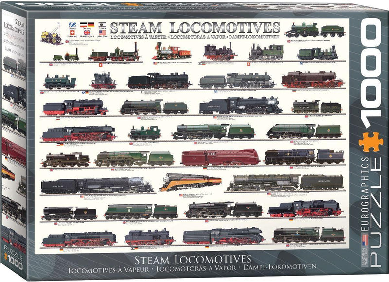 EuroGraphics: Steam Locomotives - 1000 Piece Puzzle 
